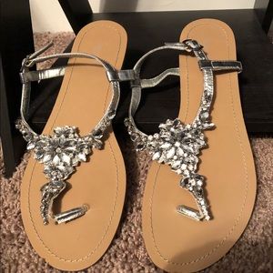 David’s Bridal sandals